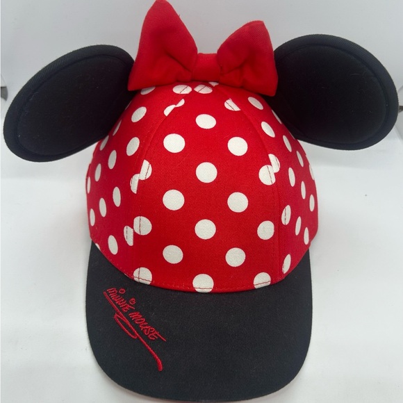 Disney Parks Walt Disney World Minnie Mouse Youth Baseball Cap, EUC. - Picture 3 of 6